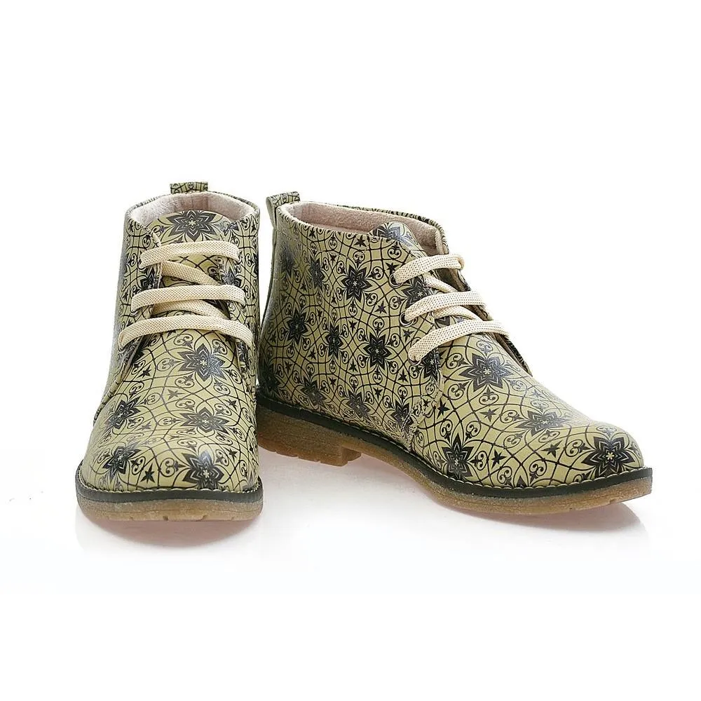 Pattern Ankle Boots PH208