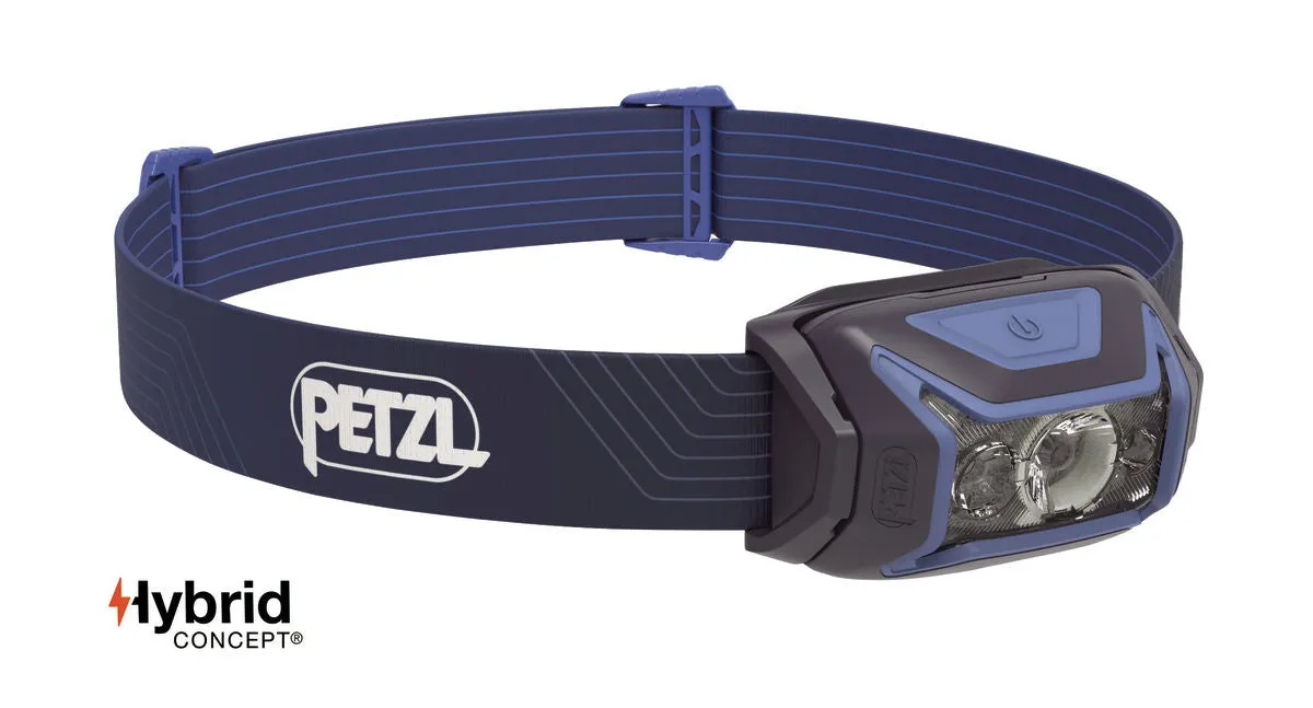 Petzl Actik Headlamp | Powerful, easy-to-use headlamp with red lighting. 450 lumens