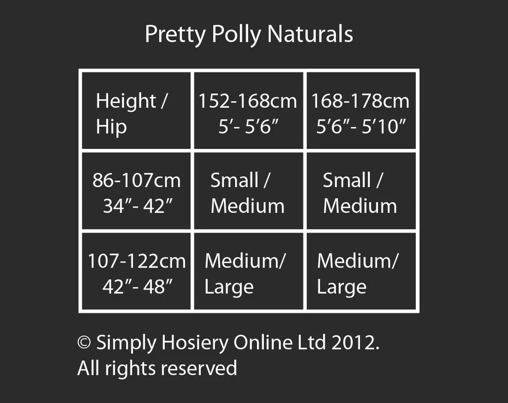 Pretty Polly Naturals 8 Denier Open Toe Tights