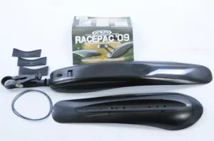 RACE PAC MTB  BIKE SEAT POST MOUNT REAR MUDGUARD SPLASH & DIRT CRUD GUARD SET