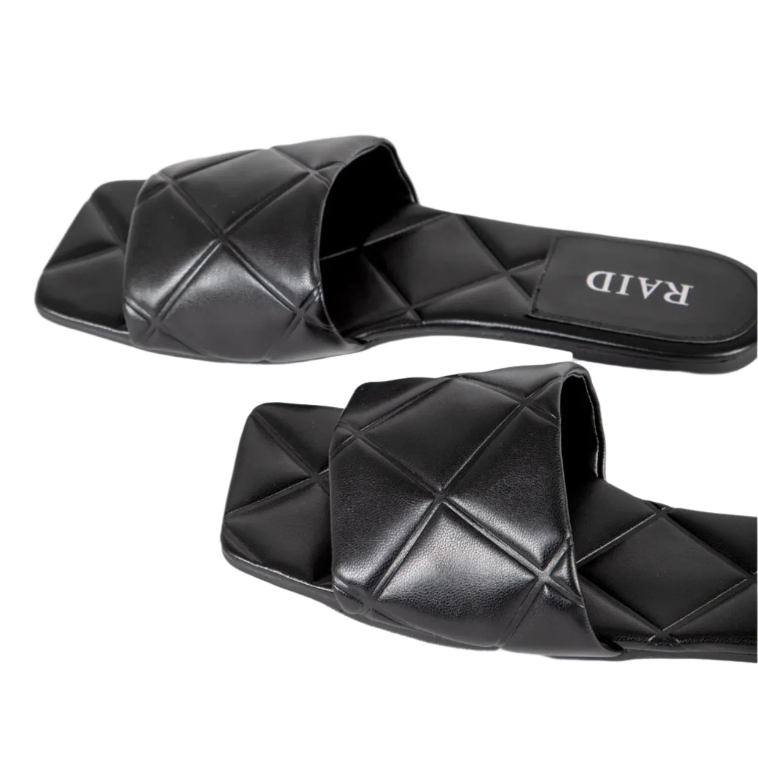 RAID Adora Flat Mule in Black