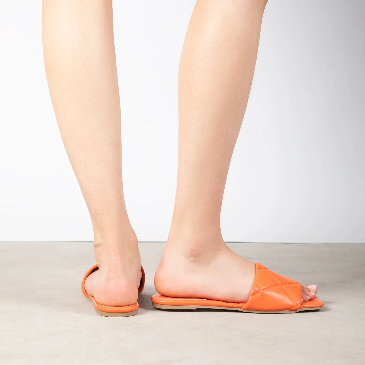 RAID Adora Flat Mule in Orange