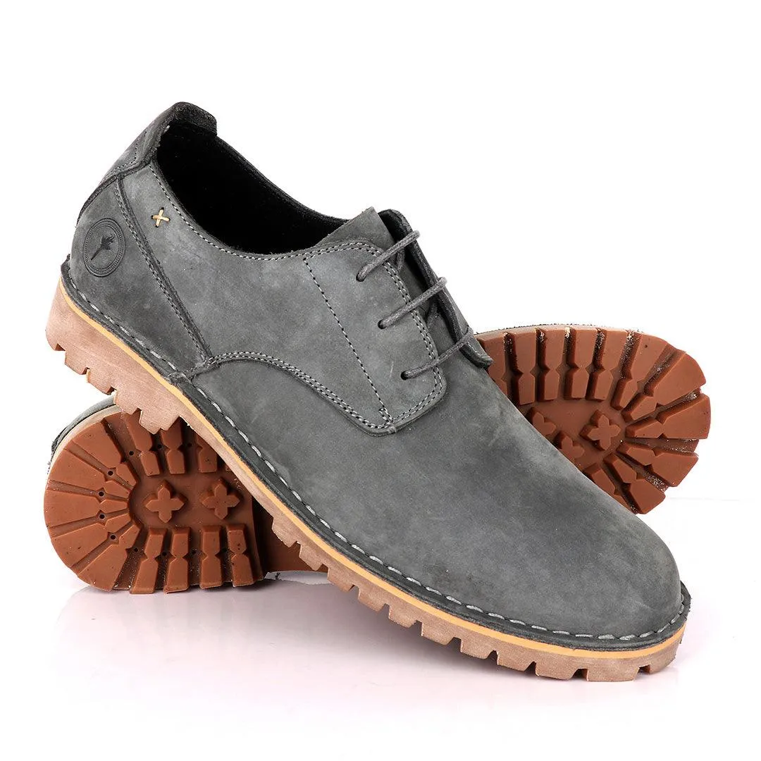 Ralphomme Caterpillar Rugged Grey Men's Lace Up Shoe