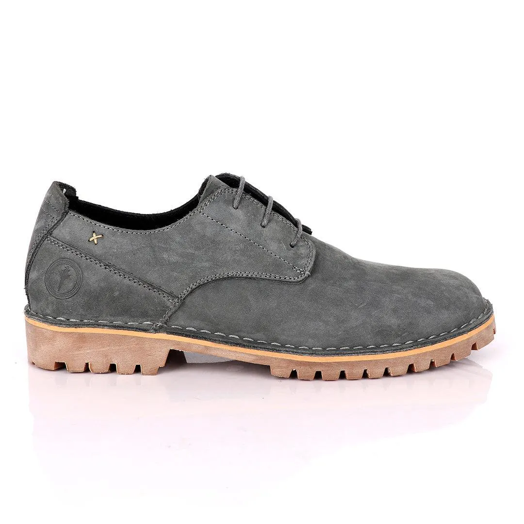 Ralphomme Caterpillar Rugged Grey Men's Lace Up Shoe