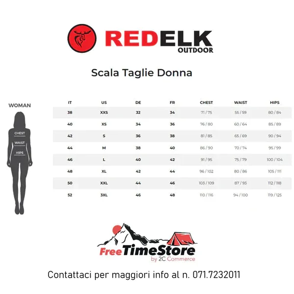 REDELK GRIGNA GIACCA ANTIVENTO DONNA IDROREPELLENTE IN PILE TRASPIRANTE