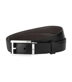 Reversible Leather Belt 30mm Black/Brown