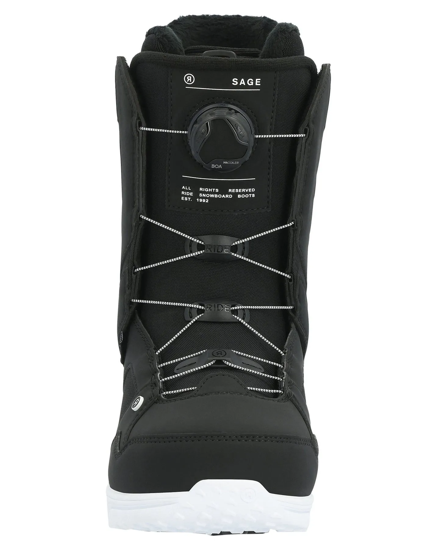 Ride Women's Sage Boa Snowboard Boots - Black - 2024