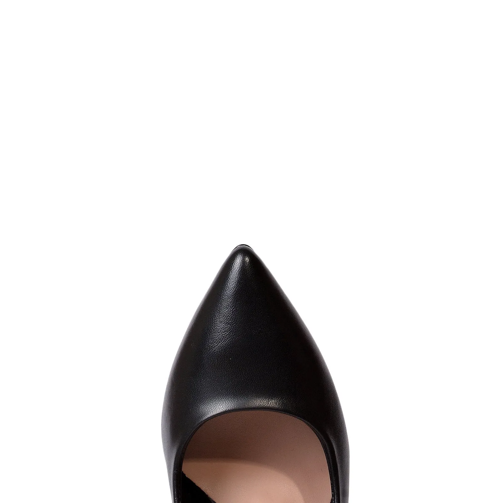 Rosa Black Nappa Leather Pumps