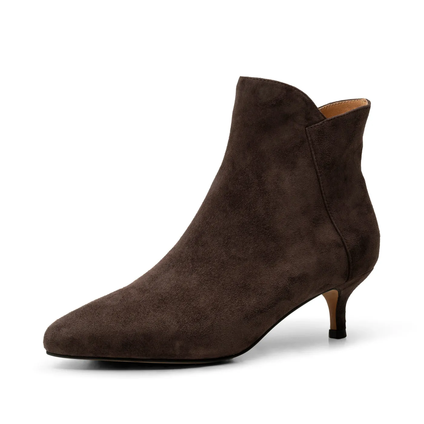 Saga boot suede - DARK BROWN