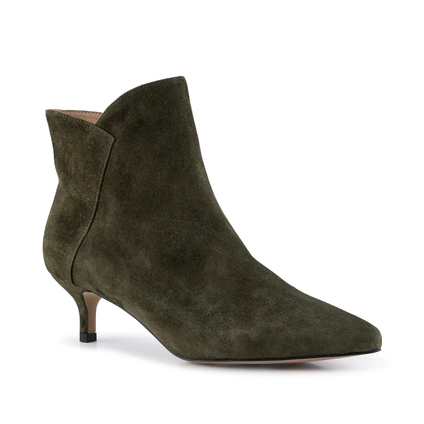 Saga boot suede - KHAKI