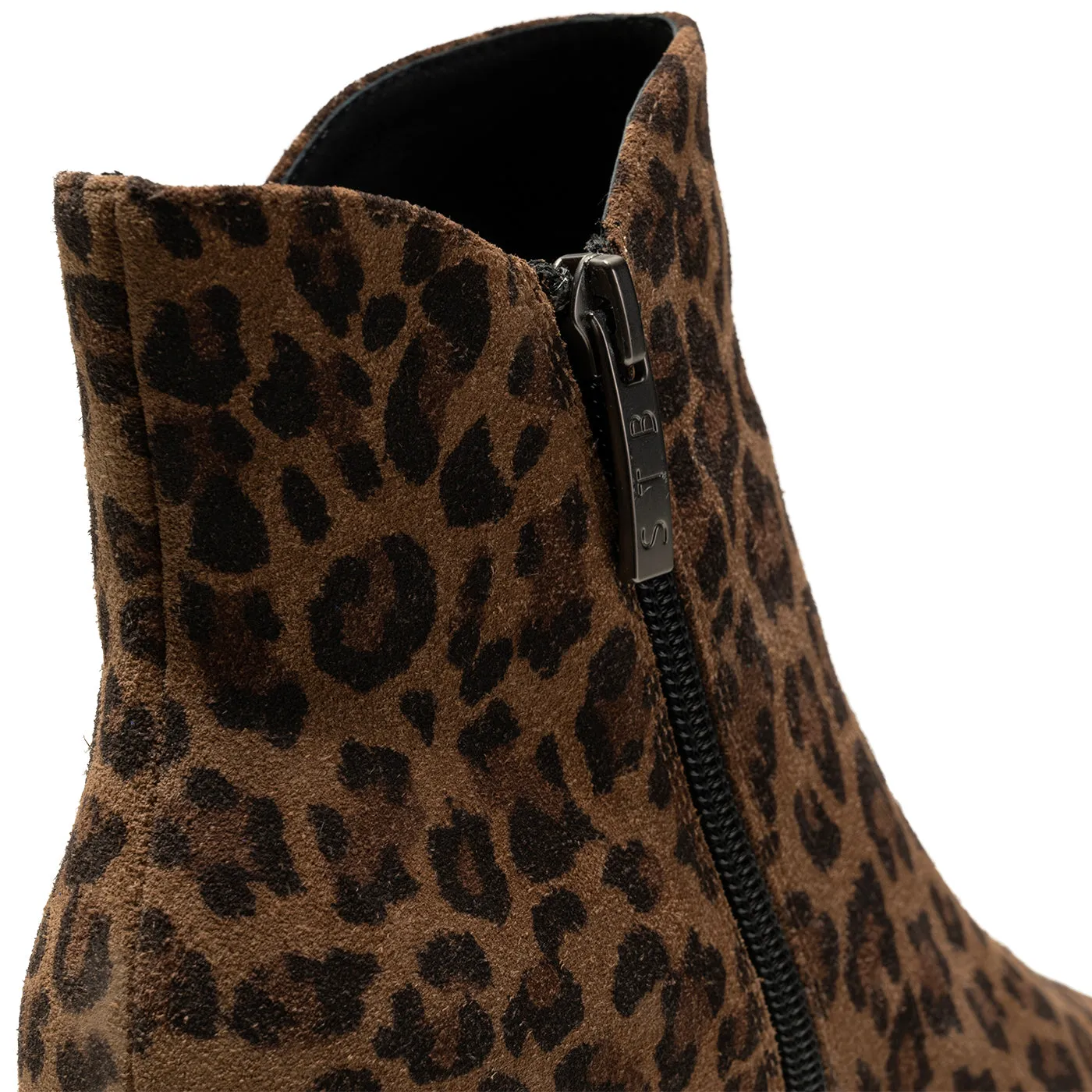 Saga boot suede - LEOPARD