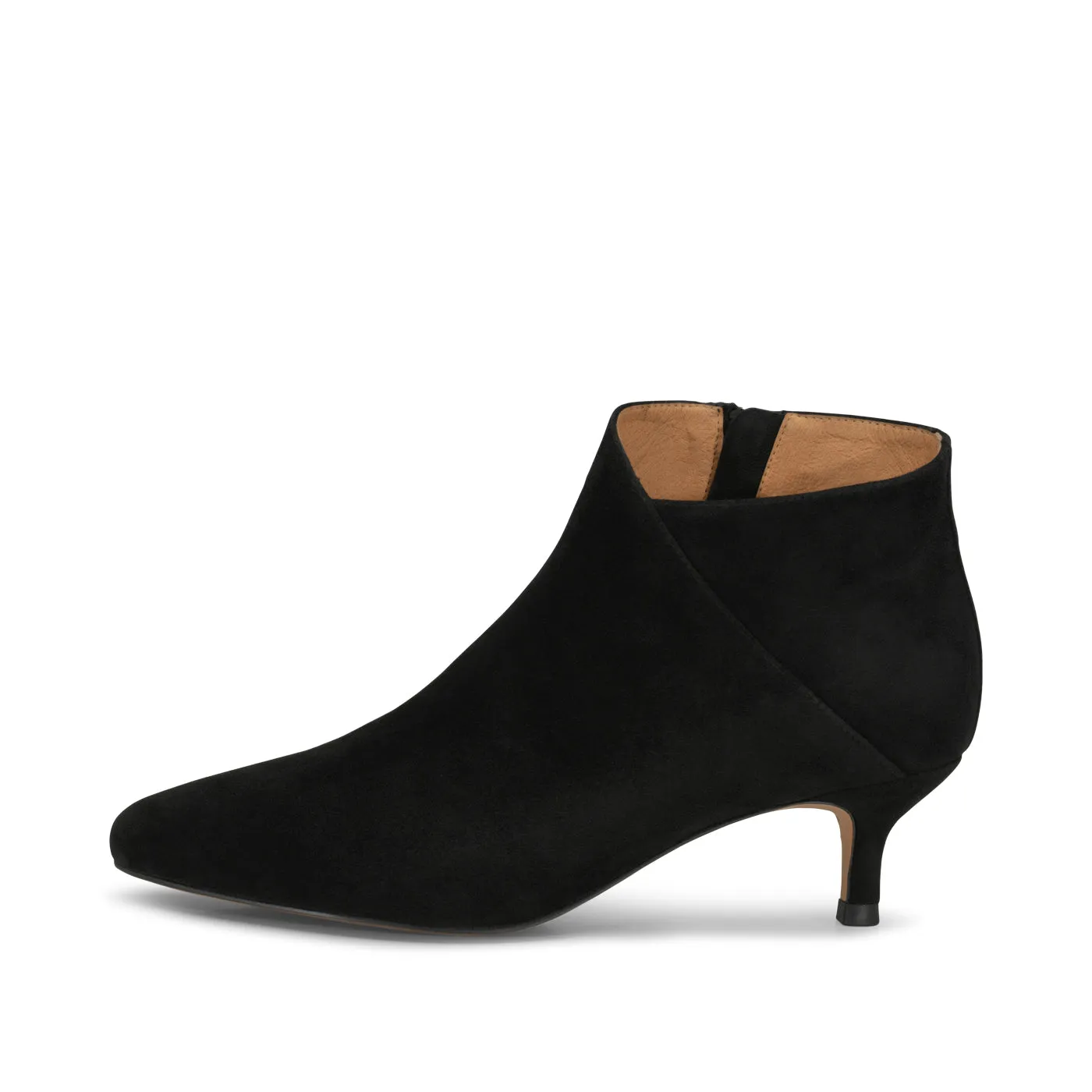 Saga bootie suede - BLACK