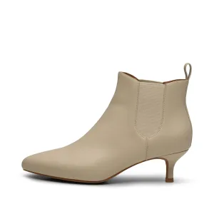 Saga chelsea boot leather - OFF WHITE