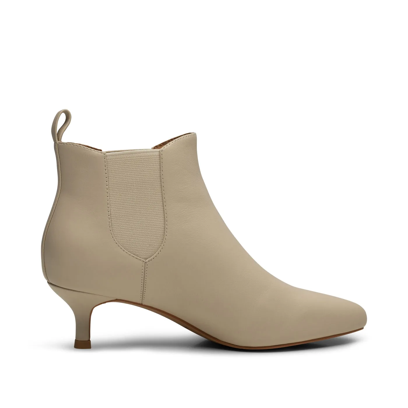 Saga chelsea boot leather - OFF WHITE