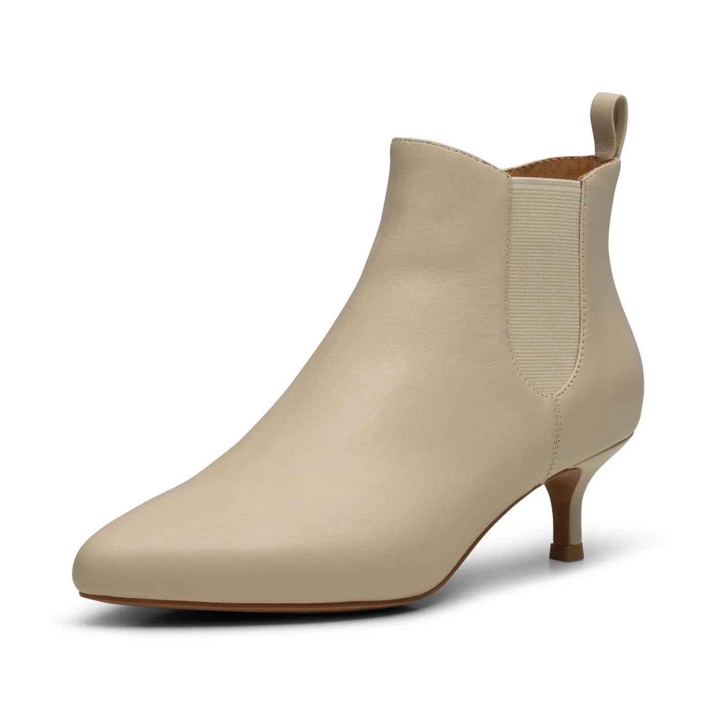 Saga chelsea boot leather - OFF WHITE