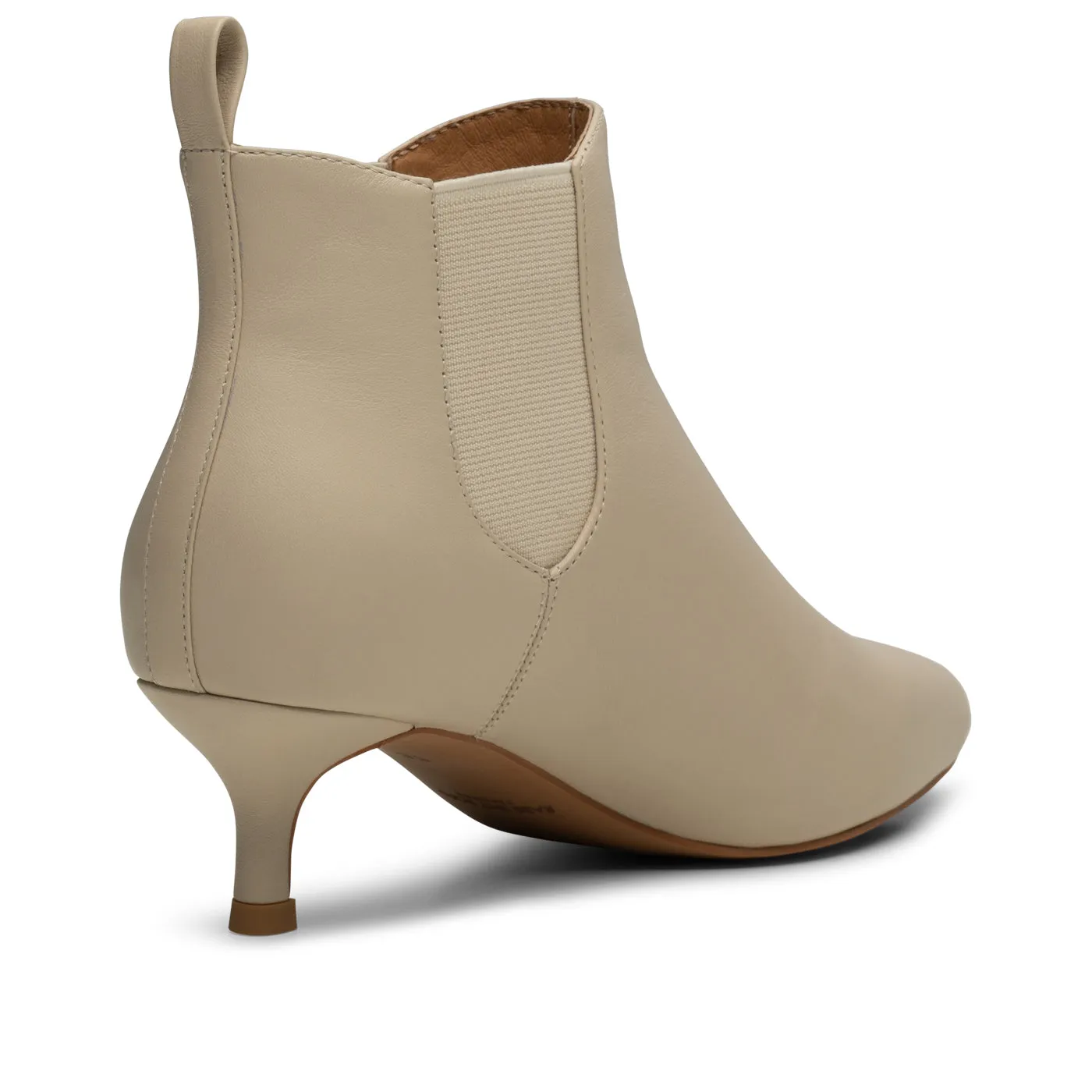 Saga chelsea boot leather - OFF WHITE