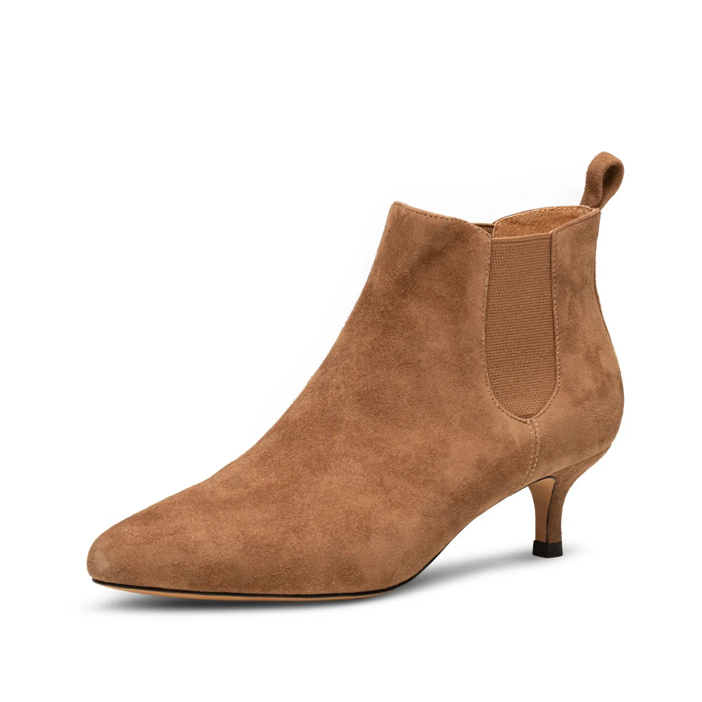 Saga chelsea boot suede - TAN