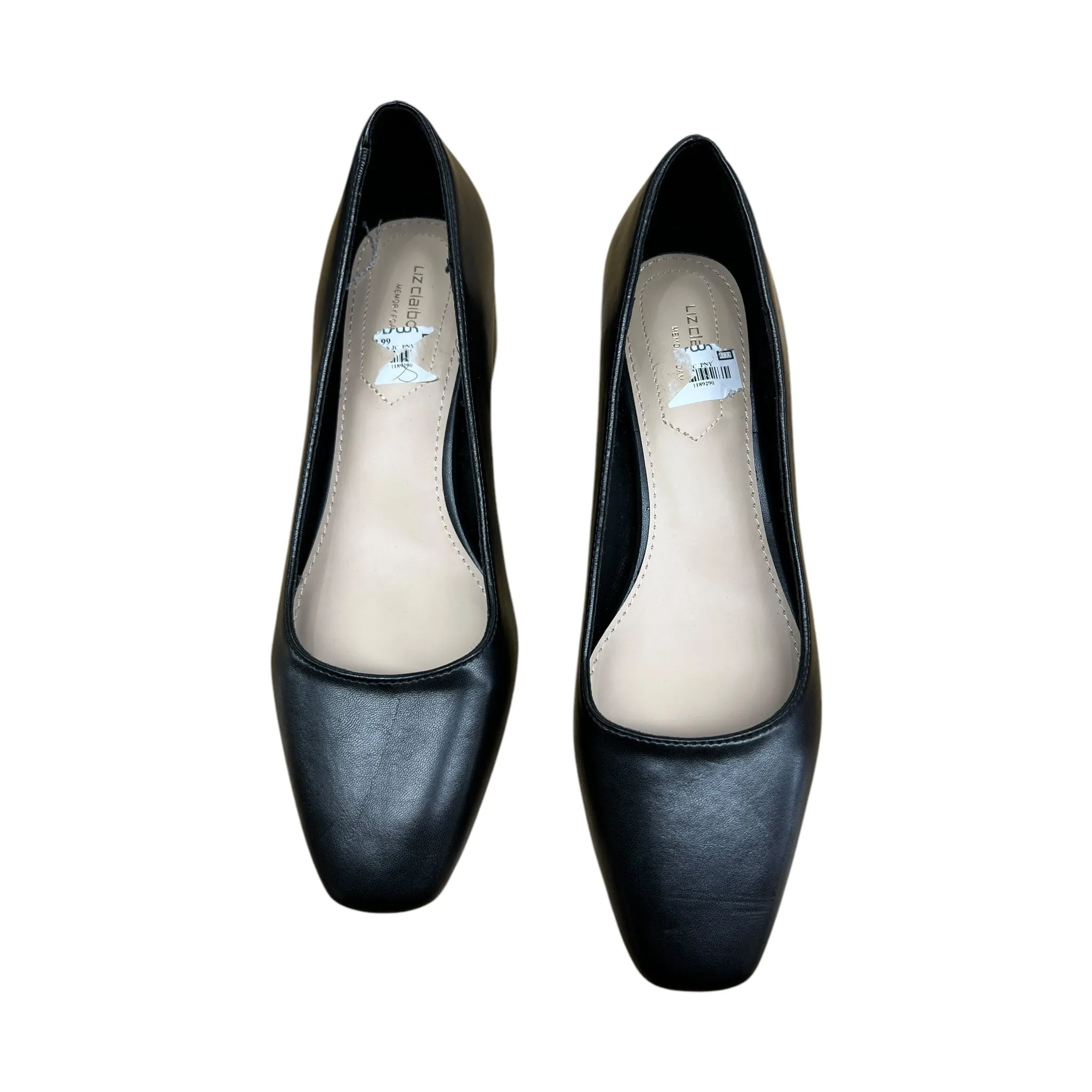 Shoes Flats By Liz Claiborne In Black, Size:8