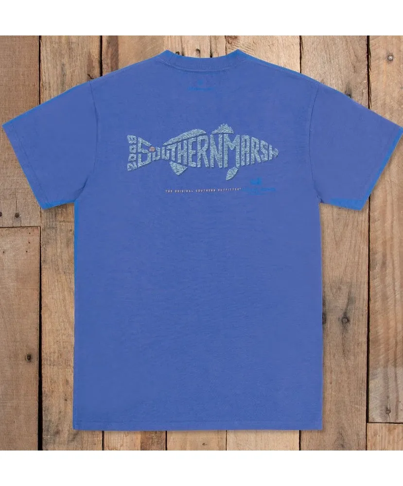 Southern Marsh - Wildlife Words - Redfish Tee