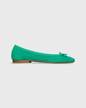 Square-Toe Ballet Flat