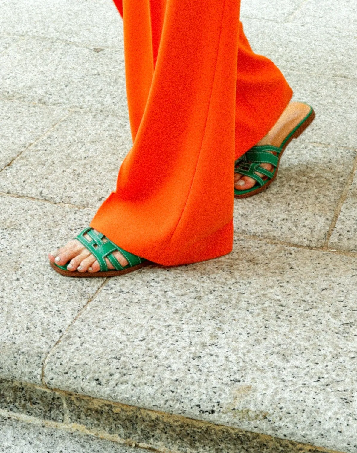 Square-Toe Strappy Sandals