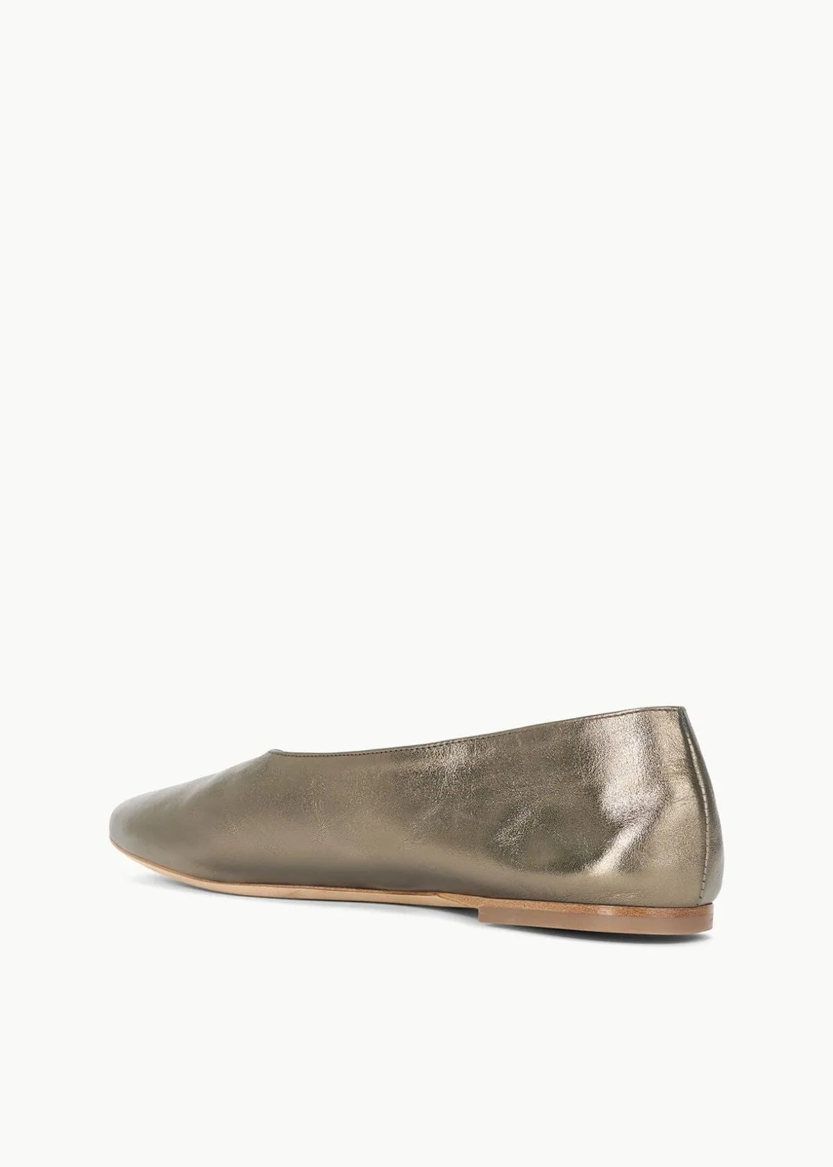 STAUD Alba Ballet Shoe - Aged Bronze