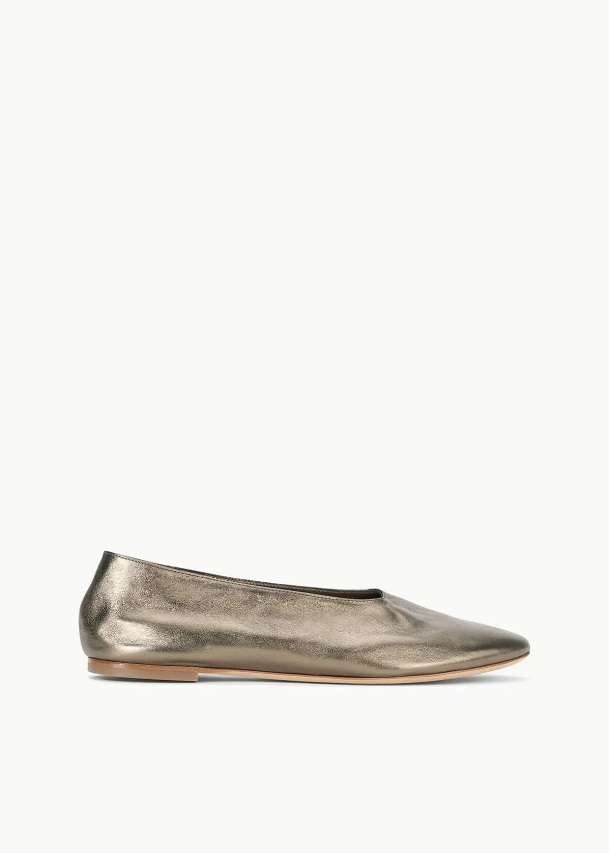 STAUD Alba Ballet Shoe - Aged Bronze