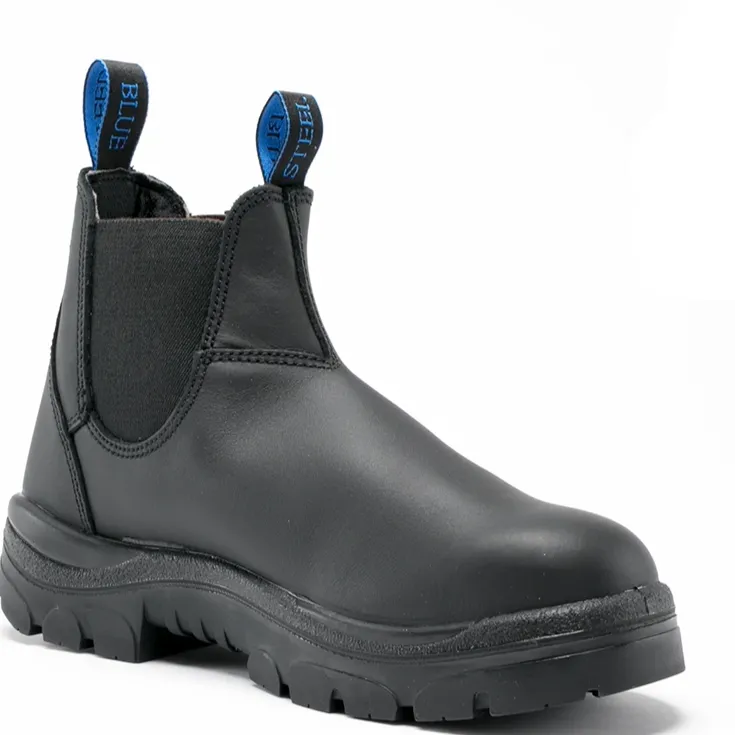 Steel Blue Men's Hobart 6" Steel Toe WP Ankle Work Boot- Black- 812901