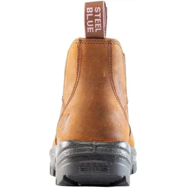 Steel Blue Women's Hobart Steel Toe WP Metguard Work Boot -Brown- 892854