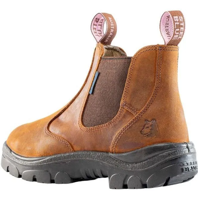 Steel Blue Women's Hobart Steel Toe WP Metguard Work Boot -Brown- 892854