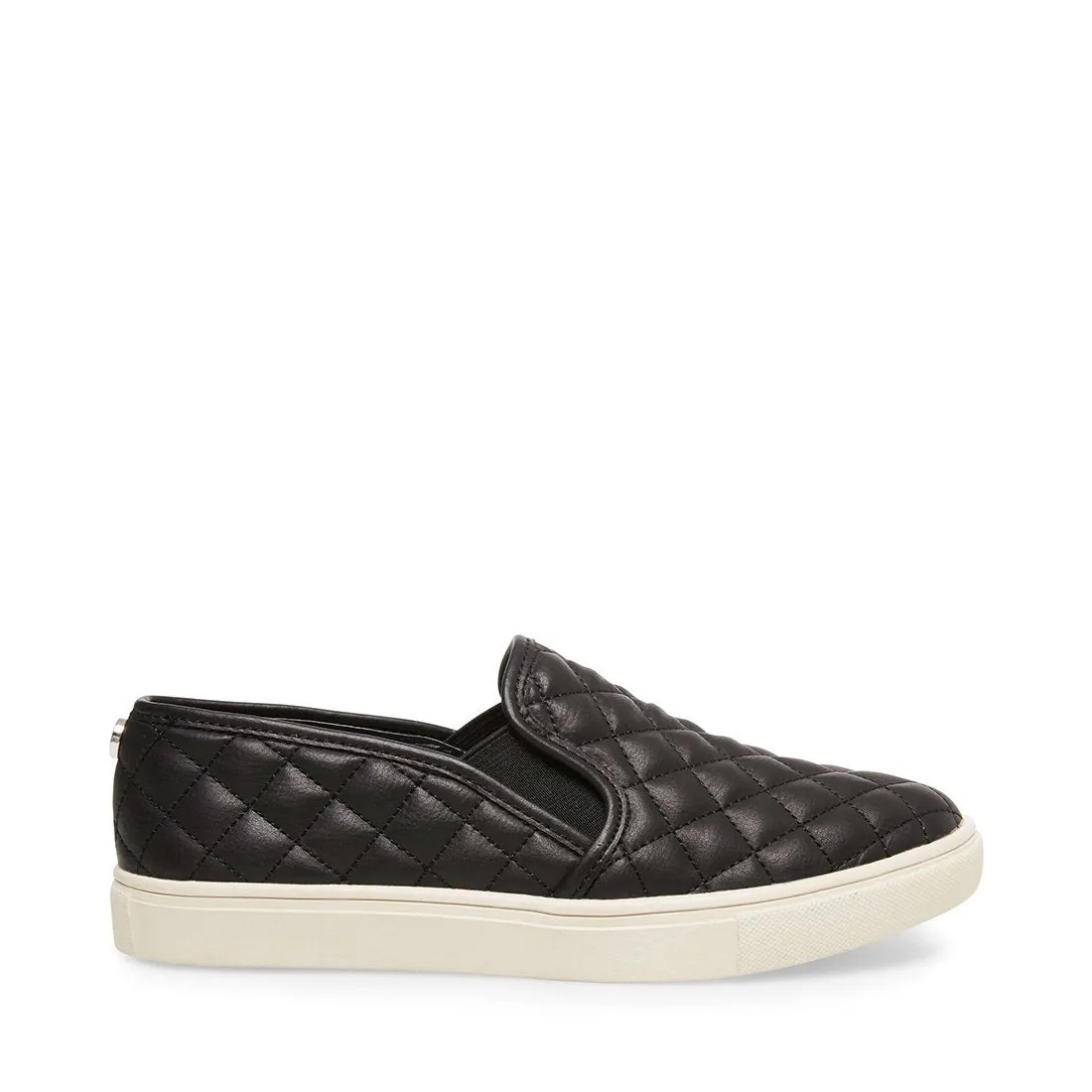 Steve Madden Ecentrcq Sporty Chic Quilted Slip-on Sneaker Black (7.5, Black)