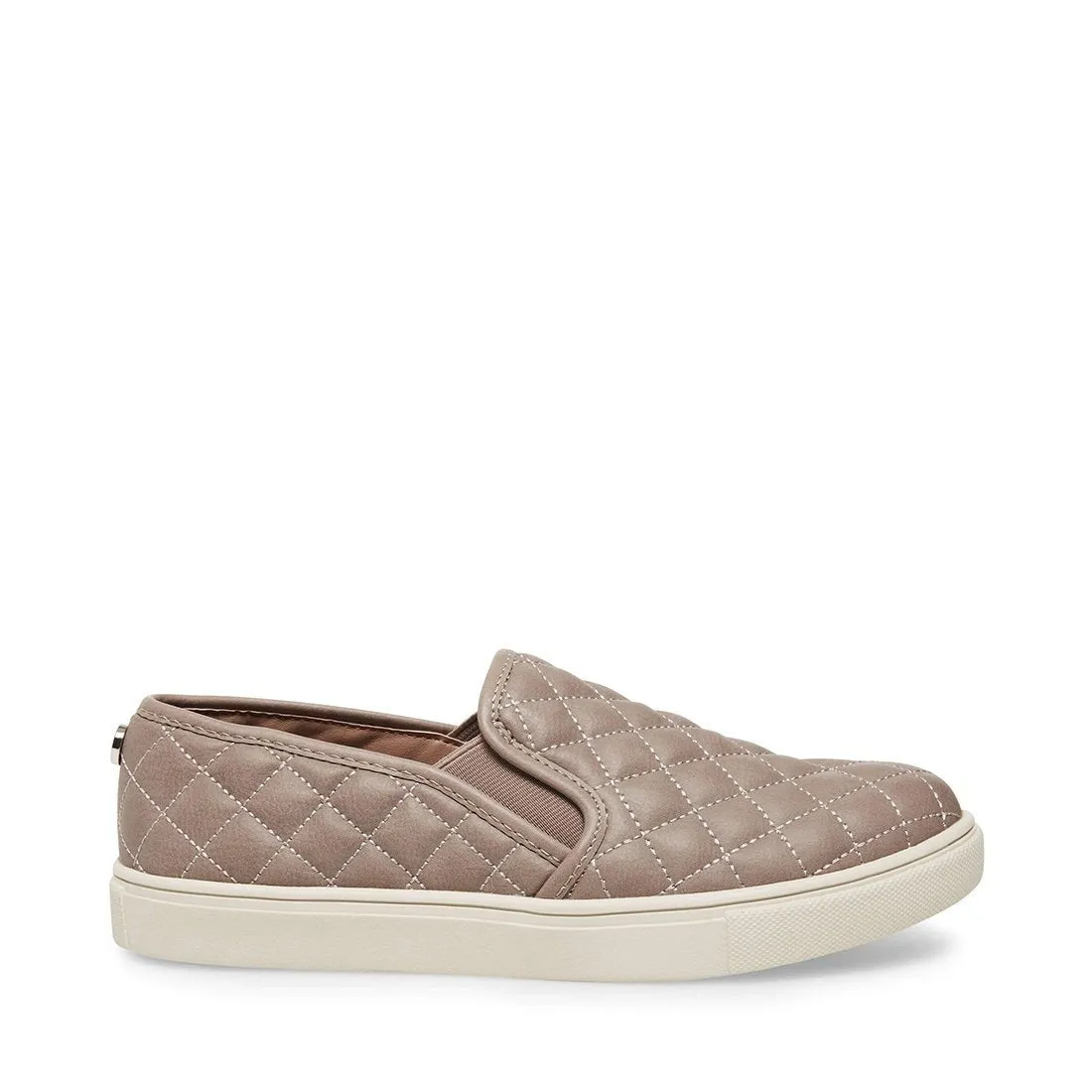 Steve Madden Ecentrcq Sporty Chic Quilted Slip-on Sneaker Grey (8, Grey)