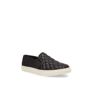 Steve Madden Ecentrcq Sporty Chic Quilted Slip-on Sneakers Black