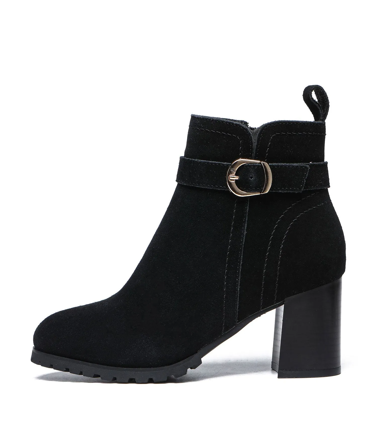 TARRAMARRA Leather Zipper Ankle Heel Boots Women Vica