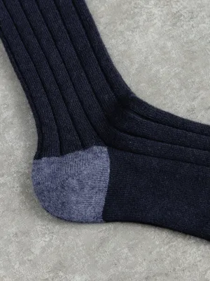 The Cashmere Socks - Midnight