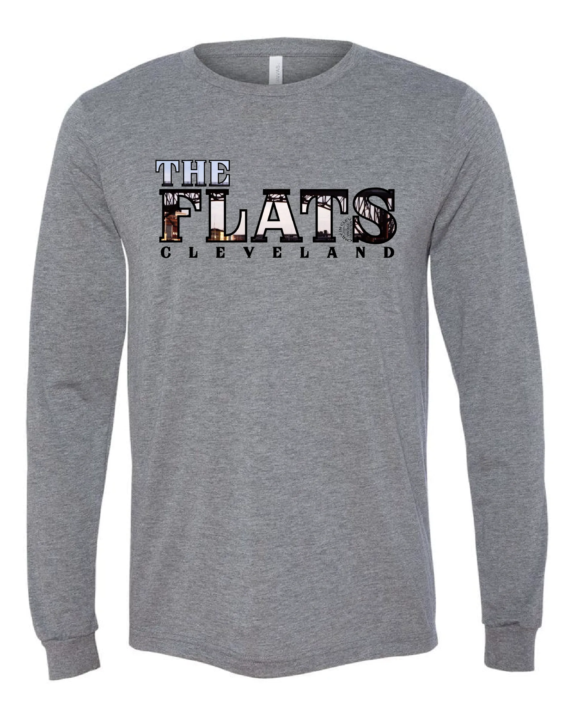 'The Flats" Design on Gray