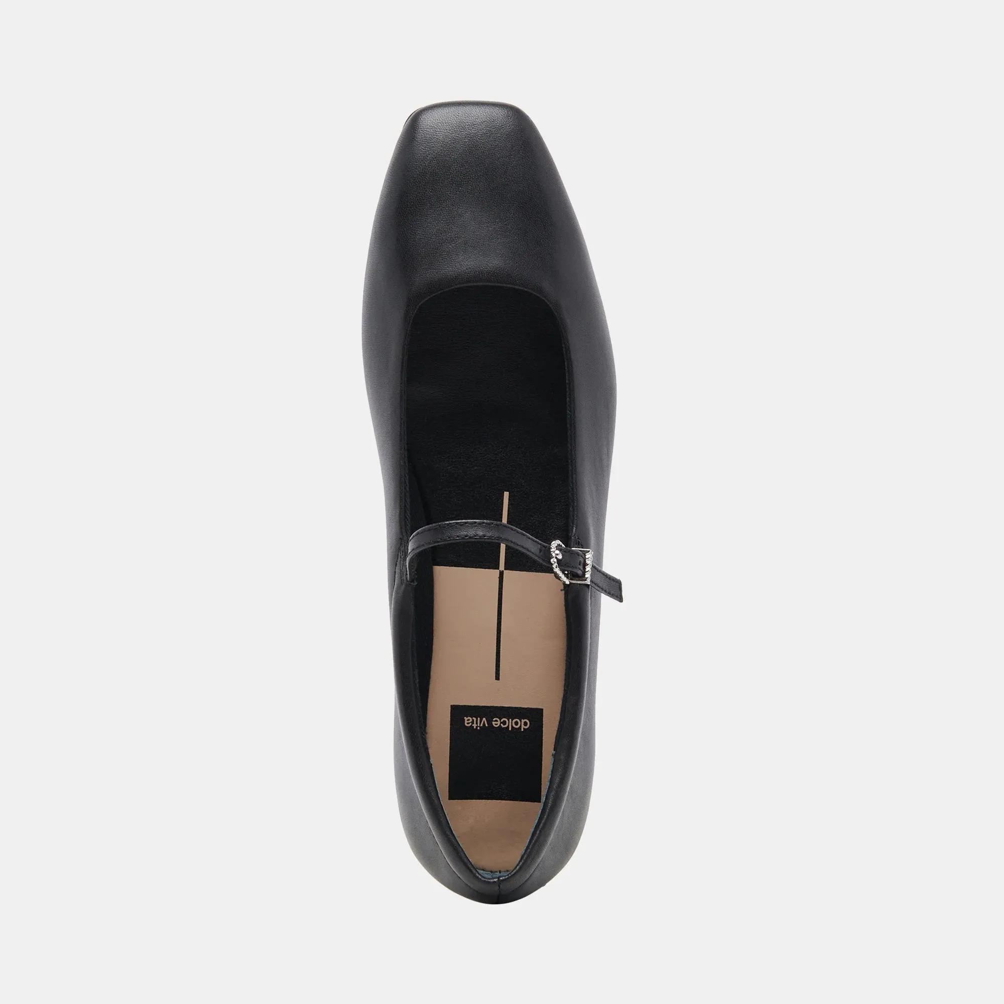 The Reyes Ballet Flats by Dolce Vita - Black Leather