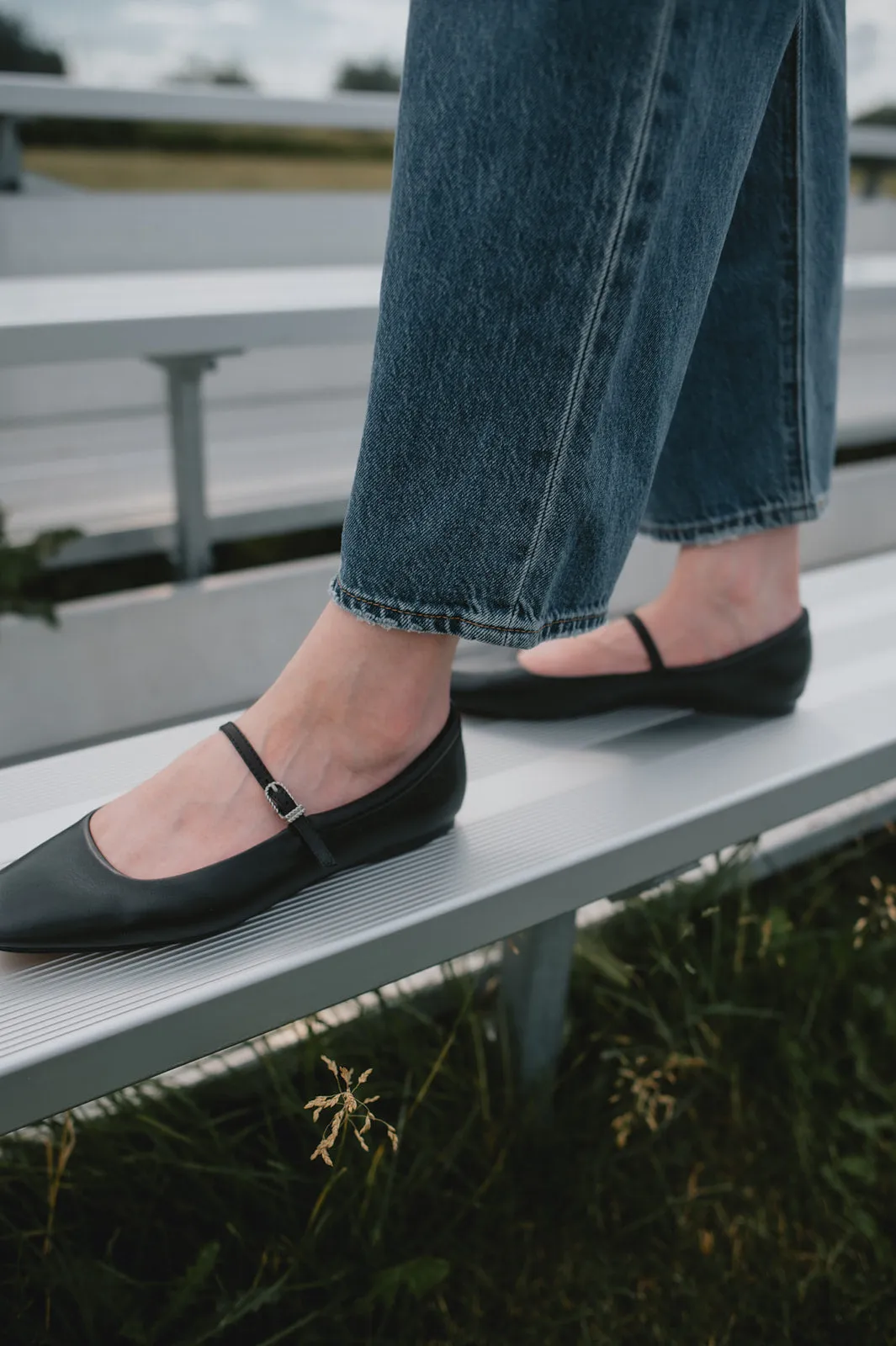 The Reyes Ballet Flats by Dolce Vita - Black Leather