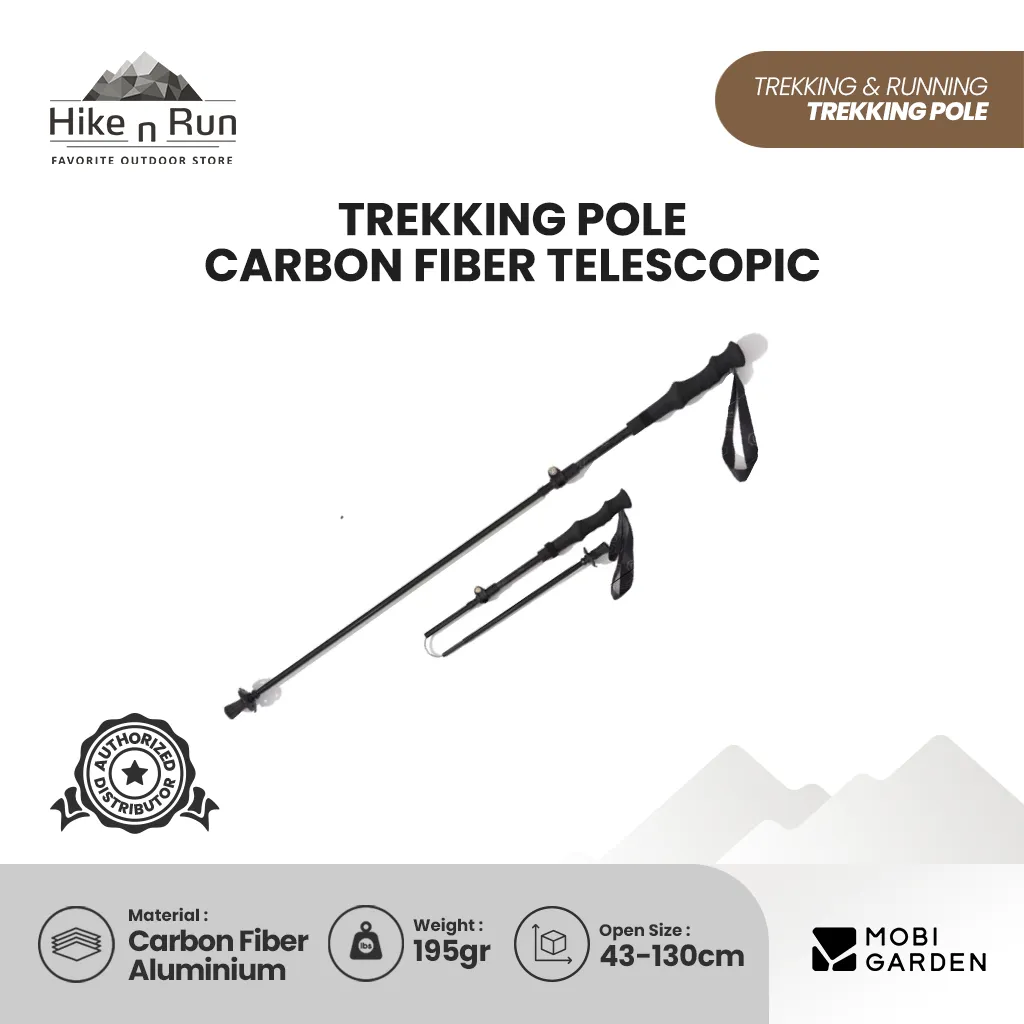 Trekking Pole Mobi Garden NX23667008 YT Carbon Fiber Telescopic Folding