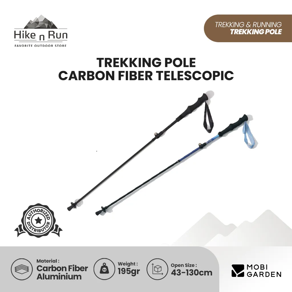 Trekking Pole Mobi Garden NX23667008 YT Carbon Fiber Telescopic Folding