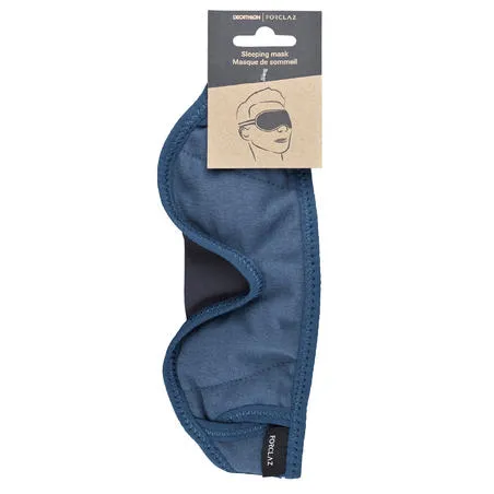 Trekking travel sleep mask - blue