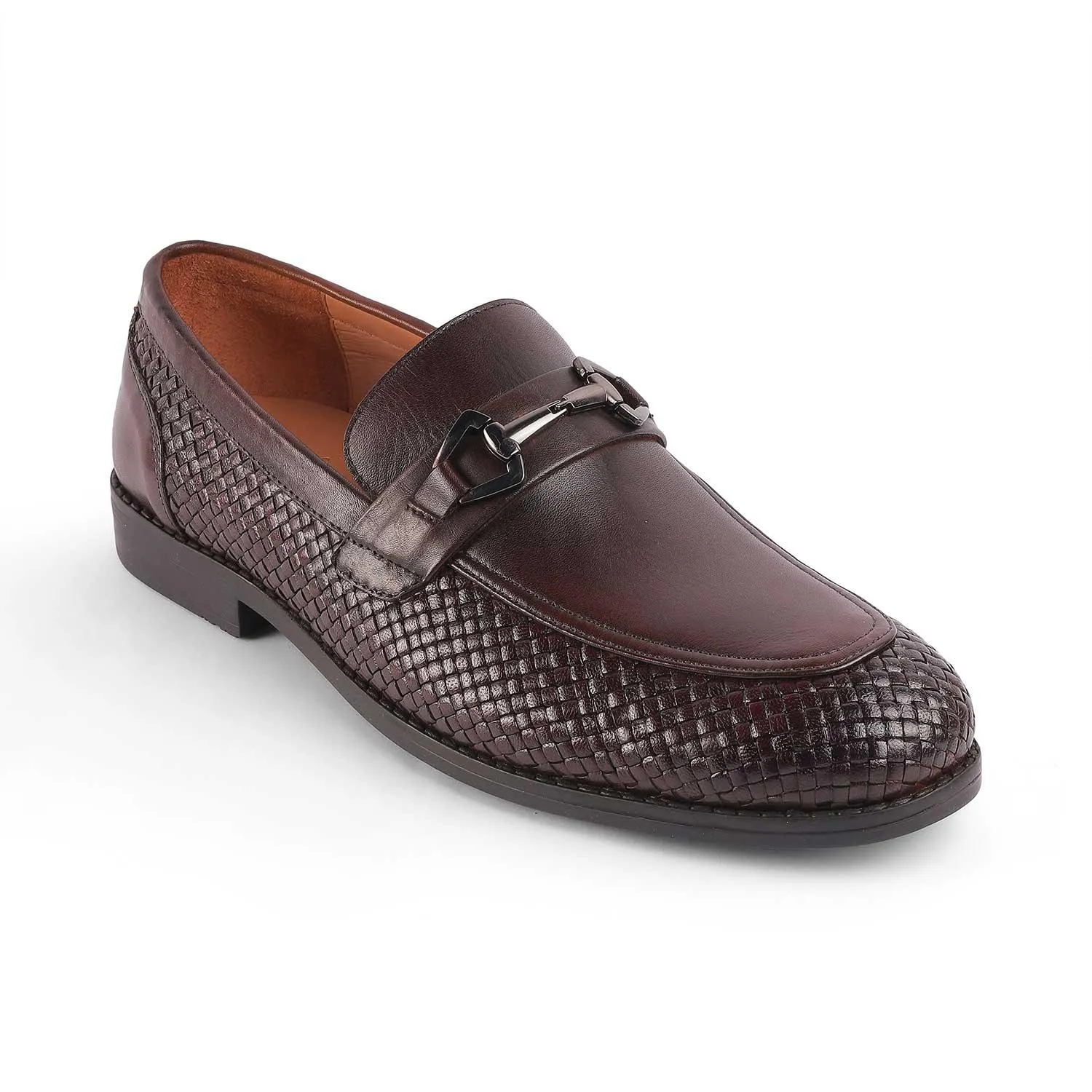 Tresmode Julio Brown Men's Leather Loafers