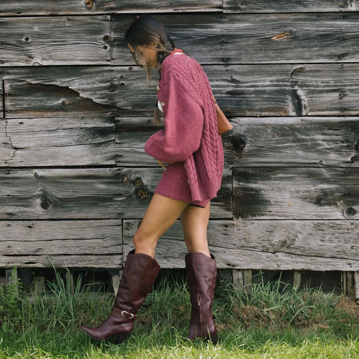 TYRONE BOOTS CRANBERRY LEATHER