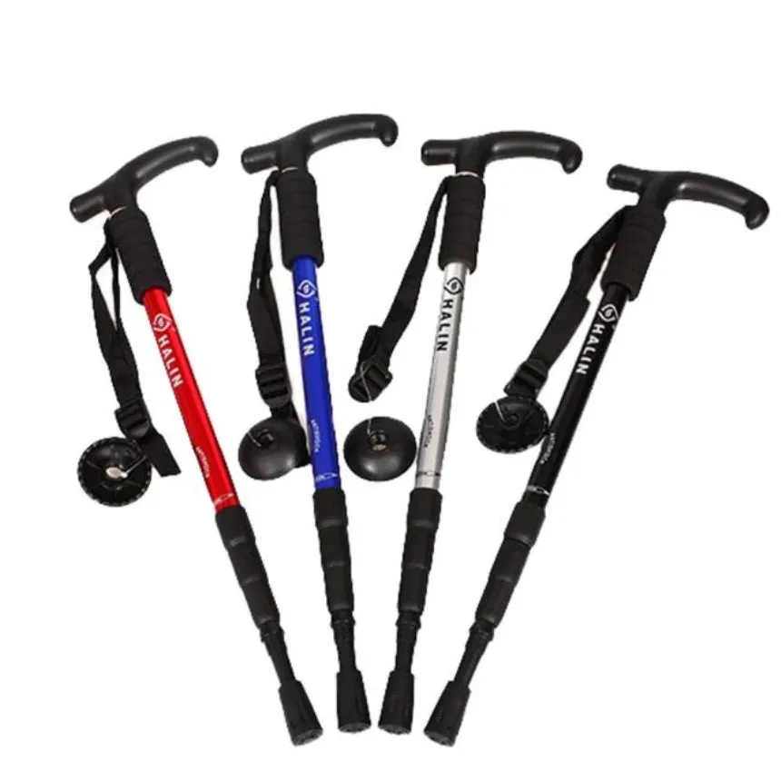 Ultra-light Aluminum Alloy Folding Stick for Hiking, Trekking