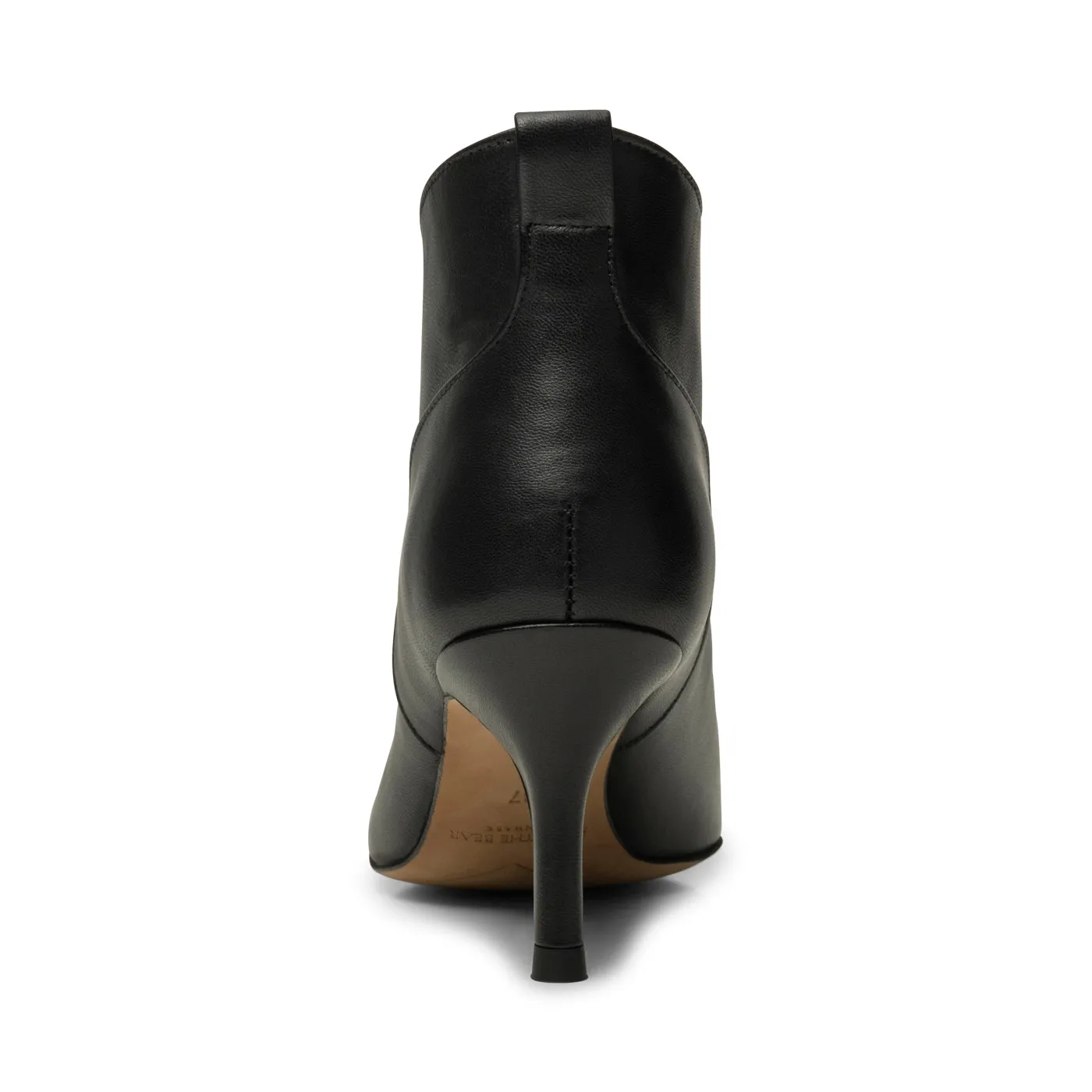 Valentine heel leather - BLACK