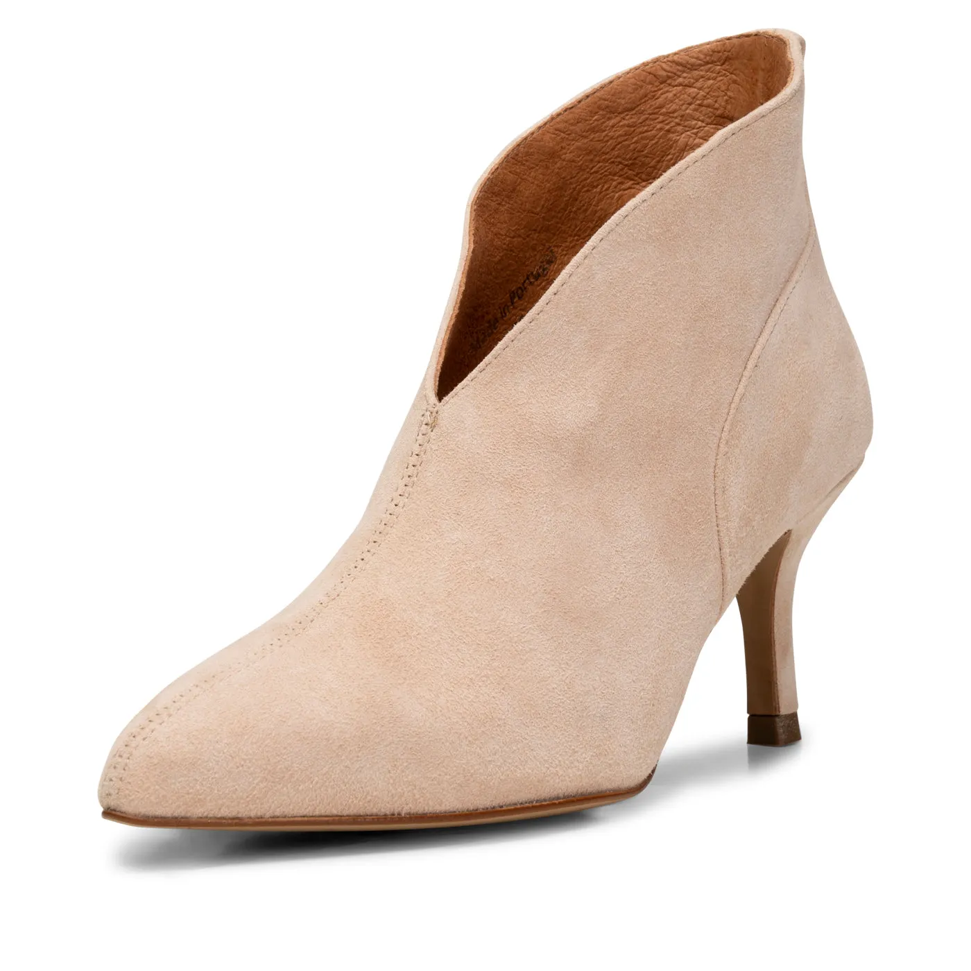 Valentine heel suede - BEIGE