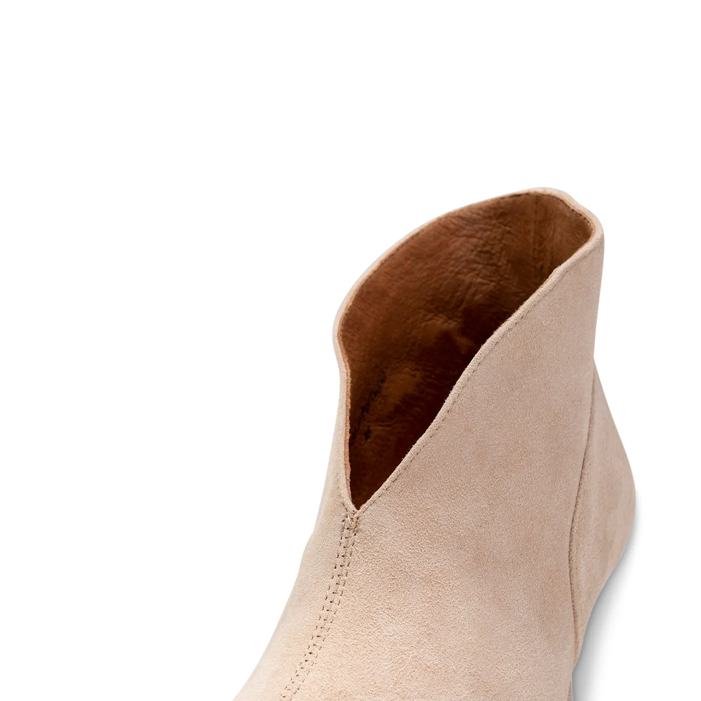 Valentine heel suede - BEIGE