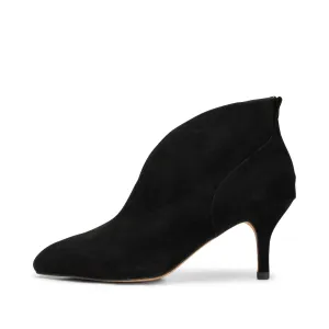 Valentine heel suede - BLACK