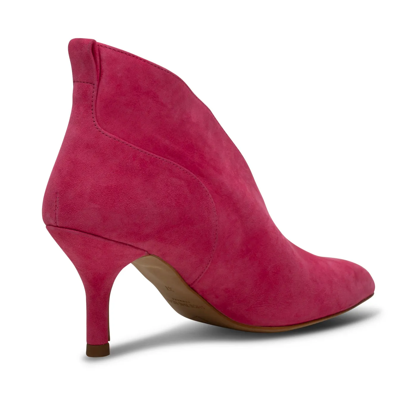 Valentine heel suede - FUCHSIA