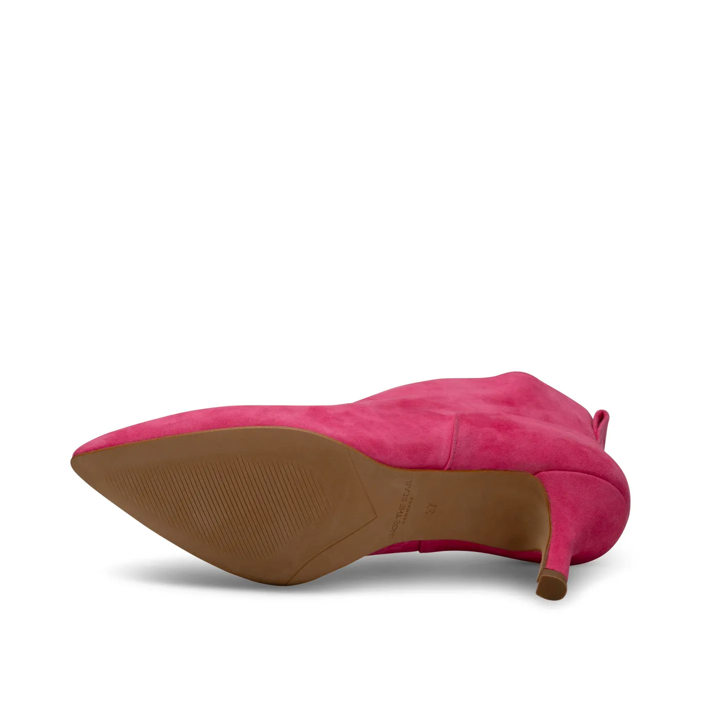 Valentine heel suede - FUCHSIA